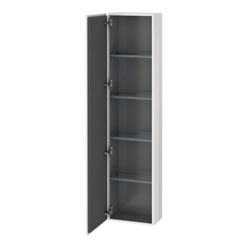 Duravit Hochschrank L-Cube 40x24,3x176cm, Tür links, Eiche schwarz