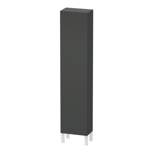 Duravit Hochschrank L-Cube 40x24,3x176cm, Tür links, graphit matt