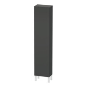 Duravit Hochschrank L-Cube 40x24,3x176cm, Tür links, graphit matt