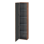 Duravit Hochschrank L-Cube 40x24,3x176cm, Tür links, nussbaum natur