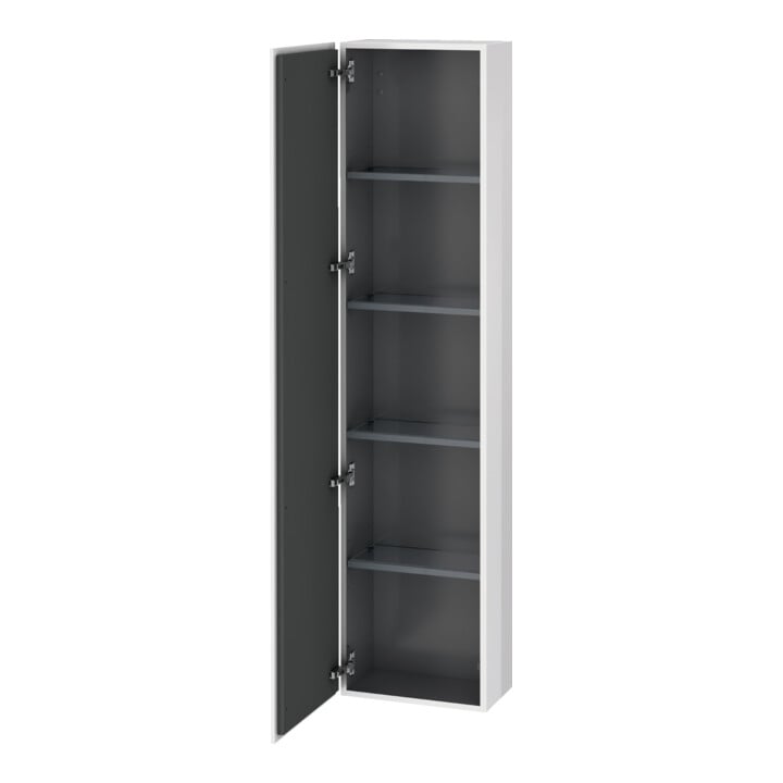 Duravit Hochschrank L-Cube 40x24,3x176cm, Tür links, nussbaum natur
