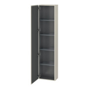 Duravit Hochschrank L-Cube 40x24,3x176cm, Tür links, taupe matt