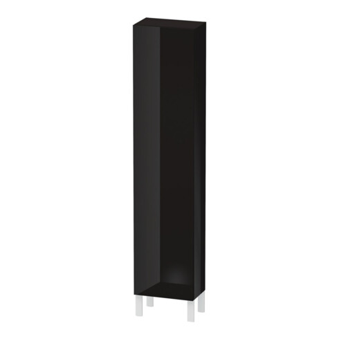 Duravit Hochschrank L-Cube 40x24,3x176cm, Tür re, schwarz Hochglanz