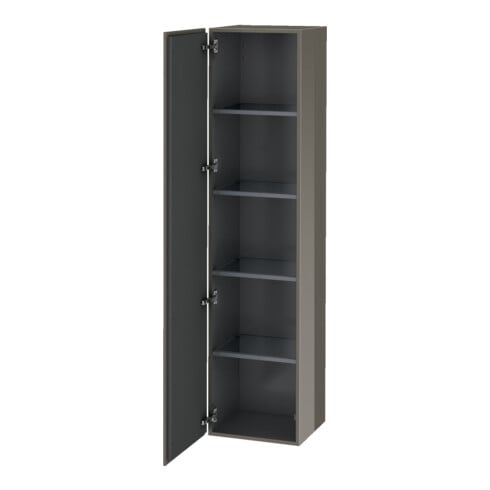 Duravit Hochschrank L-Cube 40x36,3x176cm, Tür li, flan. Gr hgl