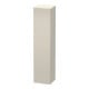 Duravit Hochschrank L-Cube 40x36,3x176cm, Tür li, taupe supermatt-1