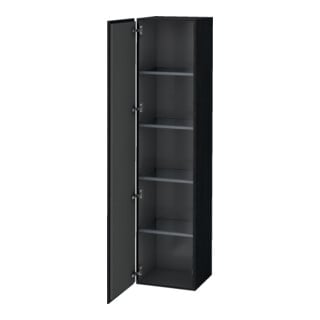 Duravit Hochschrank L-Cube 40x36,3x176cm, Tür links, Eiche schwarz