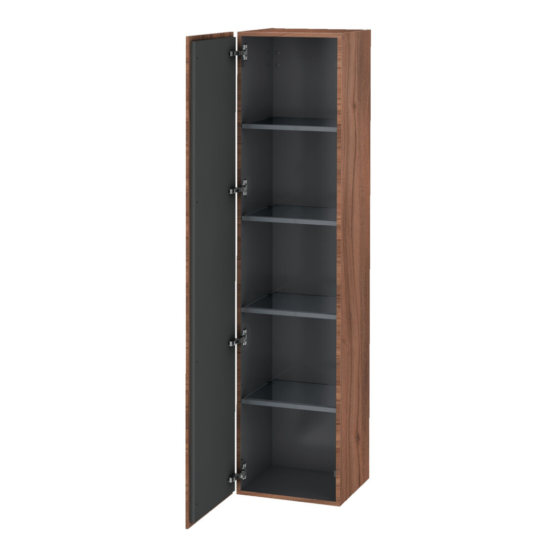 Duravit Hochschrank L-Cube 40x36,3x176cm, Tür links, nussbaum natur