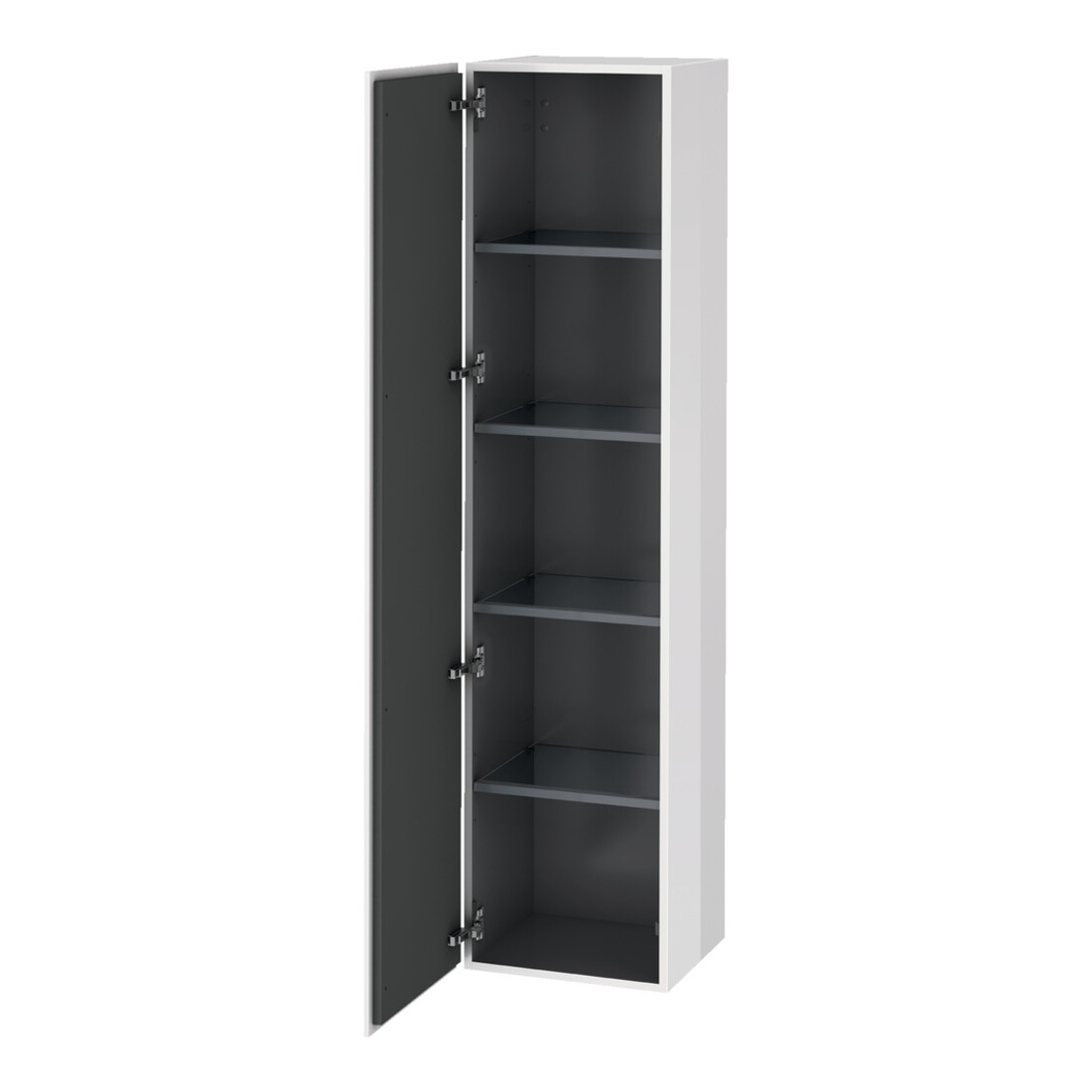 Duravit Hochschrank L-Cube 40x36,3x176cm, Tür links, weiß Hochglanz