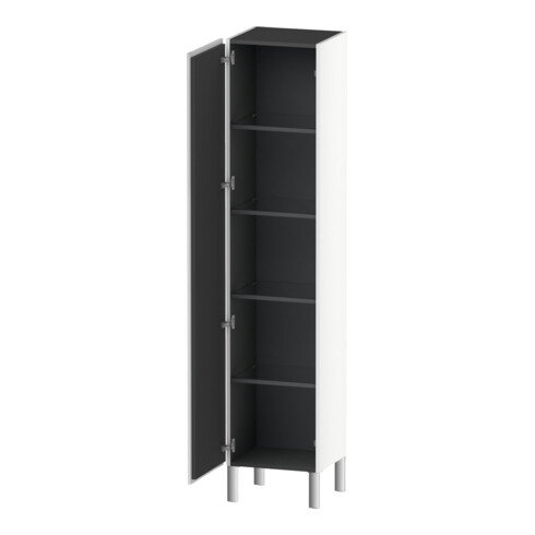 Duravit Hochschrank L-Cube 40x36,3x176cm, Tür links, weiß matt