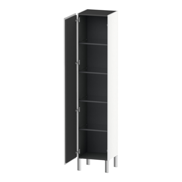 Duravit Hochschrank L-Cube 40x36,3x176cm, Tür links, weiß matt