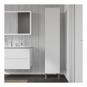 Duravit Hochschrank L-Cube 40x36,3x176cm, Tür links, weiß matt-5