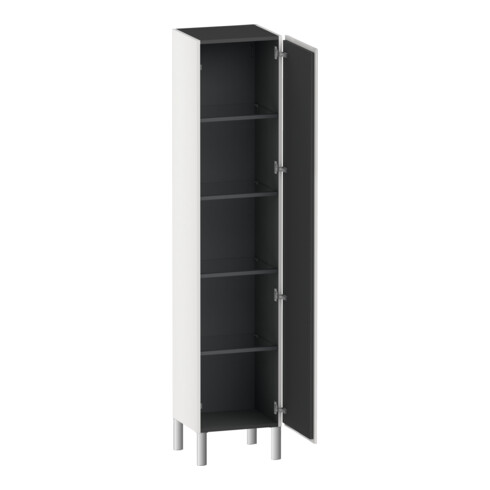 Duravit Hochschrank L-Cube 40x36,3x176cm, Tür re, weiß Hochglanz