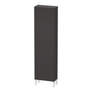 Duravit Hochschrank L-Cube 50x24,3x176cm, Tür li, graphit supermatt