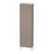 Duravit Hochschrank L-Cube 50x24,3x176cm, Tür links, basalt matt-1