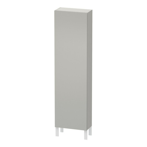 Duravit Hochschrank L-Cube 50x24,3x176cm, Tür links, betongrau matt