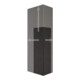 Duravit Hochschrank L-Cube 50x24,3x176cm, Tür links, Eiche schwarz-1