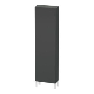 Duravit Hochschrank L-Cube 50x24,3x176cm, Tür links, graphit matt