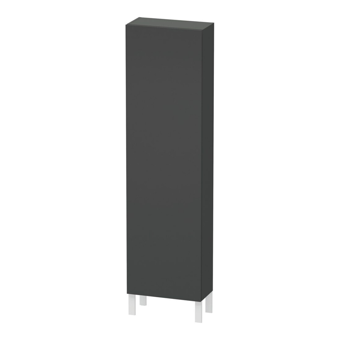 Duravit Hochschrank L-Cube 50x24,3x176cm, Tür links, graphit matt