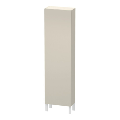 Duravit Hochschrank L-Cube 50x24,3x176cm, Tür links, taupe matt