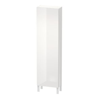Duravit Hochschrank L-Cube 50x24,3x176cm, Tür links, weiß Hochglanz
