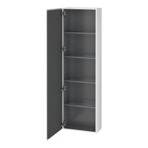 Duravit Hochschrank L-Cube 50x24,3x176cm, Tür links, weiß supermatt