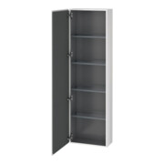 Duravit Hochschrank L-Cube 50x24,3x176cm, Tür links, weiß supermatt