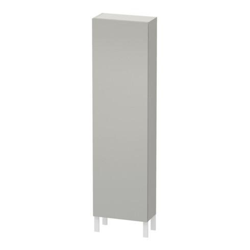 Duravit Hochschrank L-Cube 50x24,3x176cm, Tür re, betongrau matt