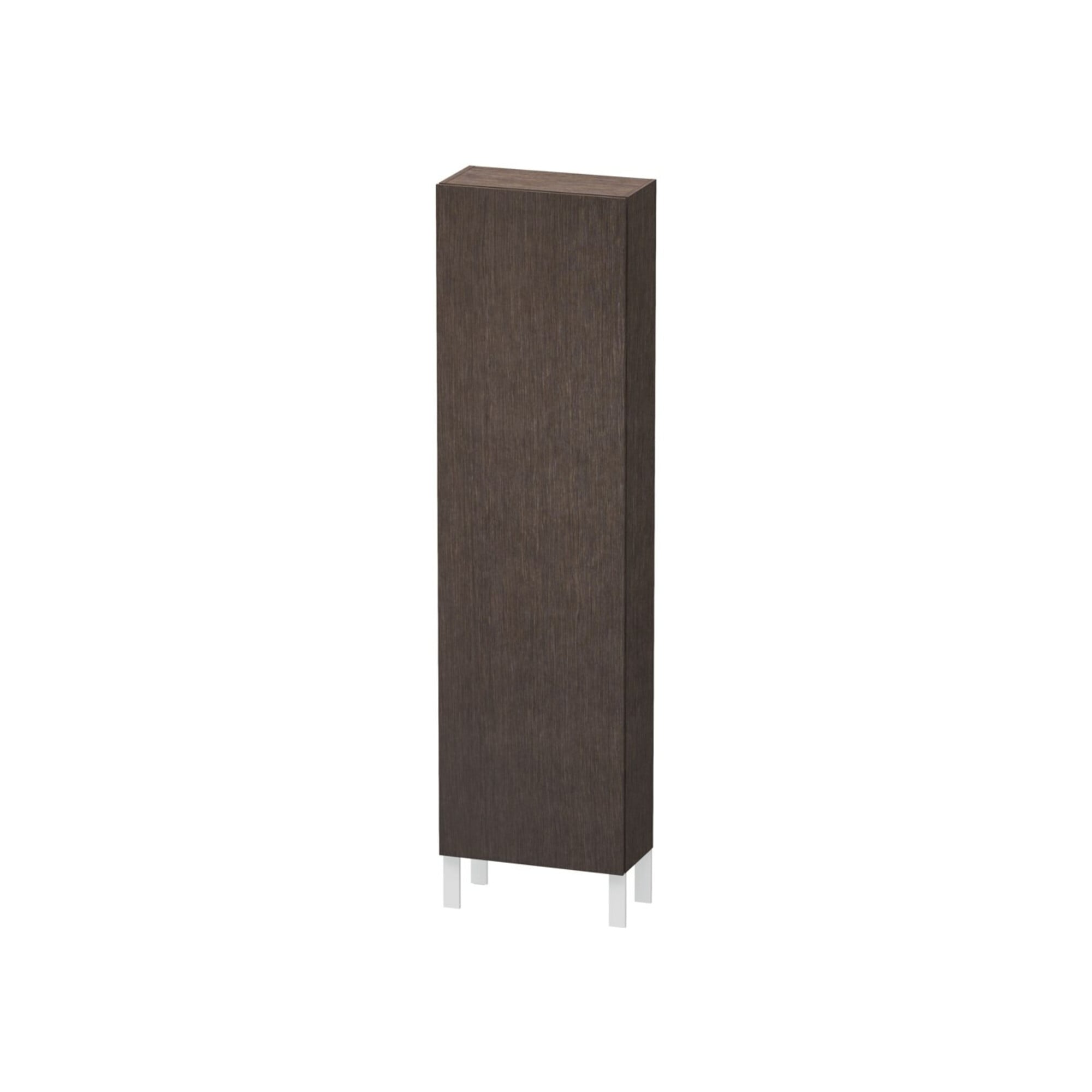 Duravit Hochschrank L-Cube 50x24,3x176cm, Tür re, Ei dkl. gebürstet