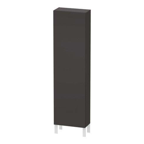Duravit Hochschrank L-Cube 50x24,3x176cm, Tür re, graphit supermatt