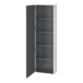 Duravit Hochschrank L-Cube 50x24,3x176cm, Tür rechts, Eiche schwarz