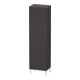 Duravit Hochschrank L-Cube 50x36,3x176cm, Tür li, graphit supermatt-1