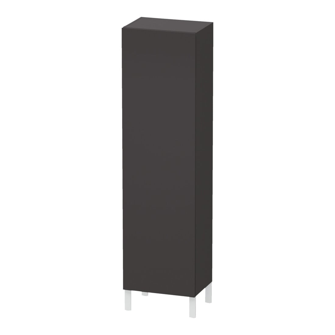 Duravit Hochschrank L-Cube 50x36,3x176cm, Tür li, graphit supermatt