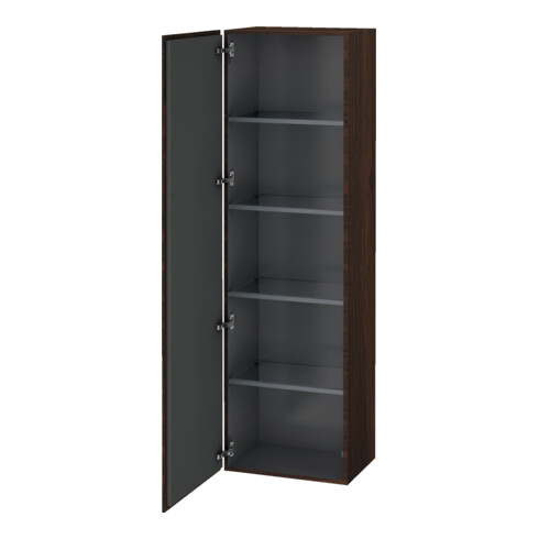 Duravit Hochschrank L-Cube 50x36,3x176cm, Tür li, Nussb gebürstet