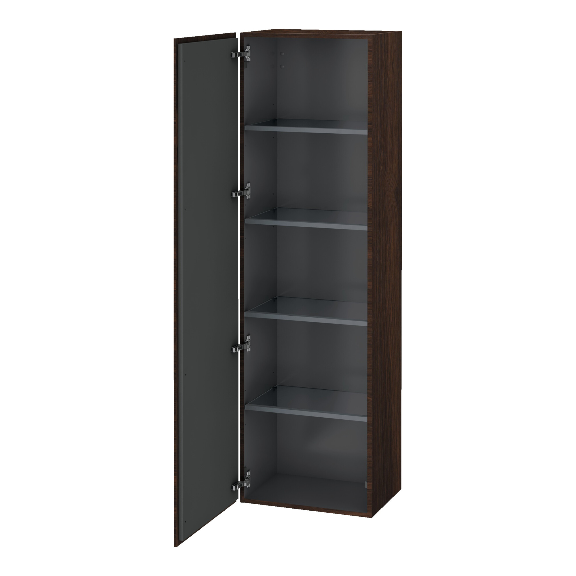 Duravit Hochschrank L-Cube 50x36,3x176cm, Tür li, Nussb gebürstet