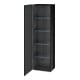 Duravit Hochschrank L-Cube 50x36,3x176cm, Tür li, schwarz Hochglanz-1