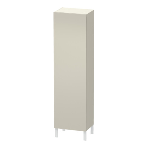 Duravit Hochschrank L-Cube 50x36,3x176cm, Tür li, taupe supermatt