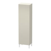 Duravit Hochschrank L-Cube 50x36,3x176cm, Tür li, taupe supermatt