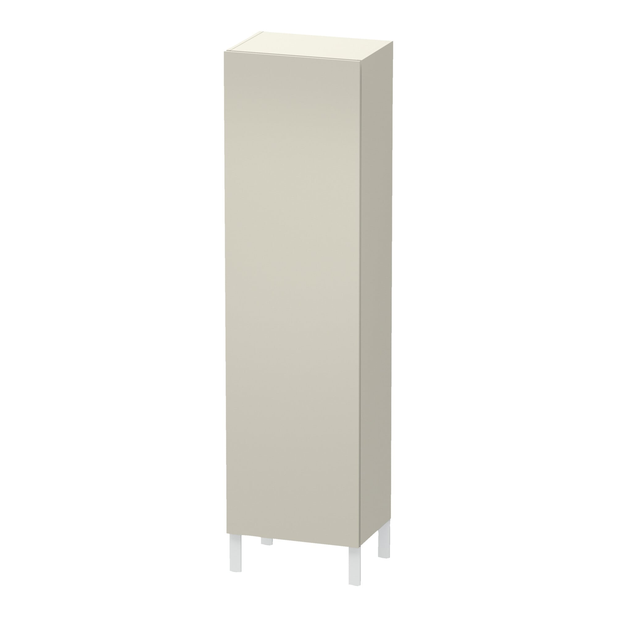Duravit Hochschrank L-Cube 50x36,3x176cm, Tür li, taupe supermatt