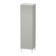 Duravit Hochschrank L-Cube 50x36,3x176cm, Tür links, betongrau matt-1