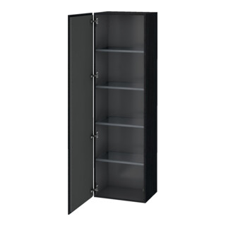Duravit Hochschrank L-Cube 50x36,3x176cm, Tür links, Eiche schwarz