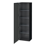 Duravit Hochschrank L-Cube 50x36,3x176cm, Tür links, Eiche schwarz
