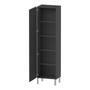 Duravit Hochschrank L-Cube 50x36,3x176cm, Tür links, graphit matt-2