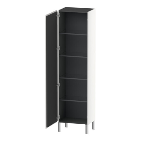 Duravit Hochschrank L-Cube 50x36,3x176cm, Tür links, weiß Hochglanz