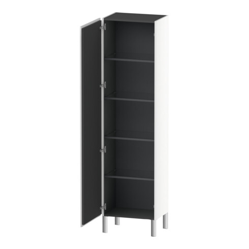 Duravit Hochschrank L-Cube 50x36,3x176cm, Tür links, weiß matt