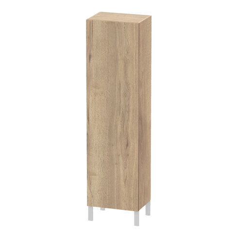 Duravit Hochschrank L-Cube 50x36,3x176cm, Tür re, eiche marmoriert