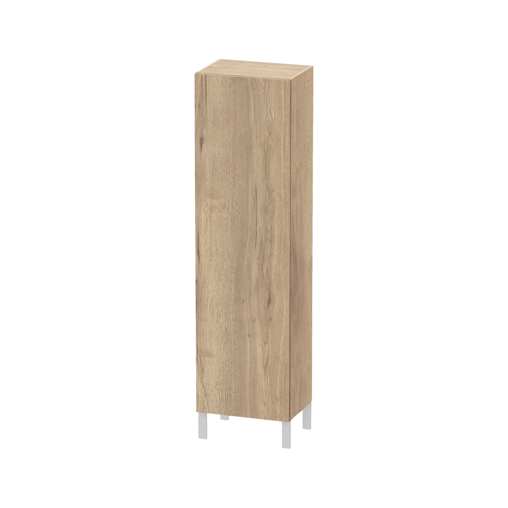 Duravit Hochschrank L-Cube 50x36,3x176cm, Tür re, eiche marmoriert