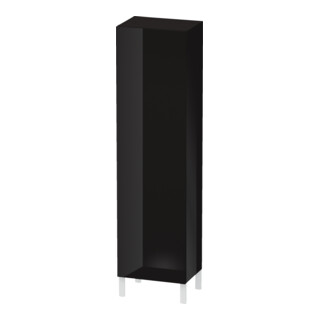 Duravit Hochschrank L-Cube 50x36,3x176cm, Tür re, schwarz Hochglanz