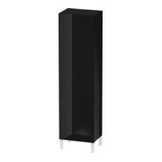 Duravit Hochschrank L-Cube 50x36,3x176cm, Tür re, schwarz Hochglanz