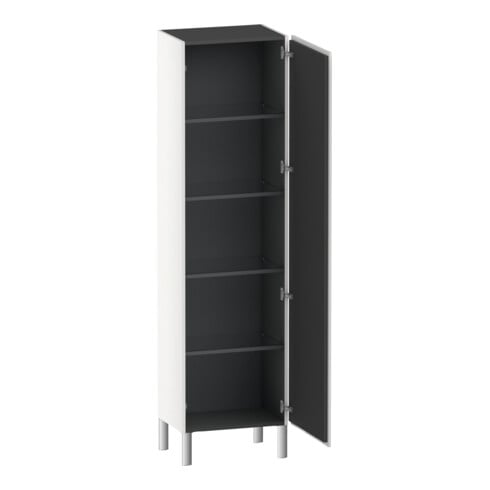 Duravit Hochschrank L-Cube 50x36,3x176cm, Tür re, weiß Hochglanz