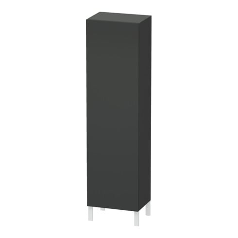 Duravit Hochschrank L-Cube 50x36,3x176cm, Tür rechts, graphit matt